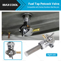 22mm Fuel Tap Petcock Valve Right Outlet Suitable For Bad Boy Blackline