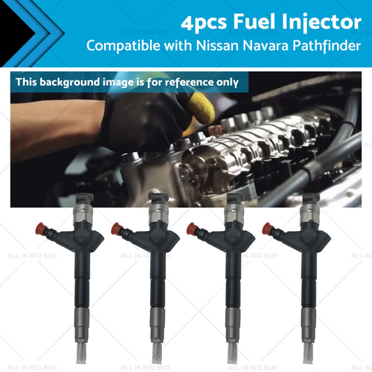 4x 095000-5650 Diesel Injector Suitable for Nissan Navara Pathfinder 095000-5655