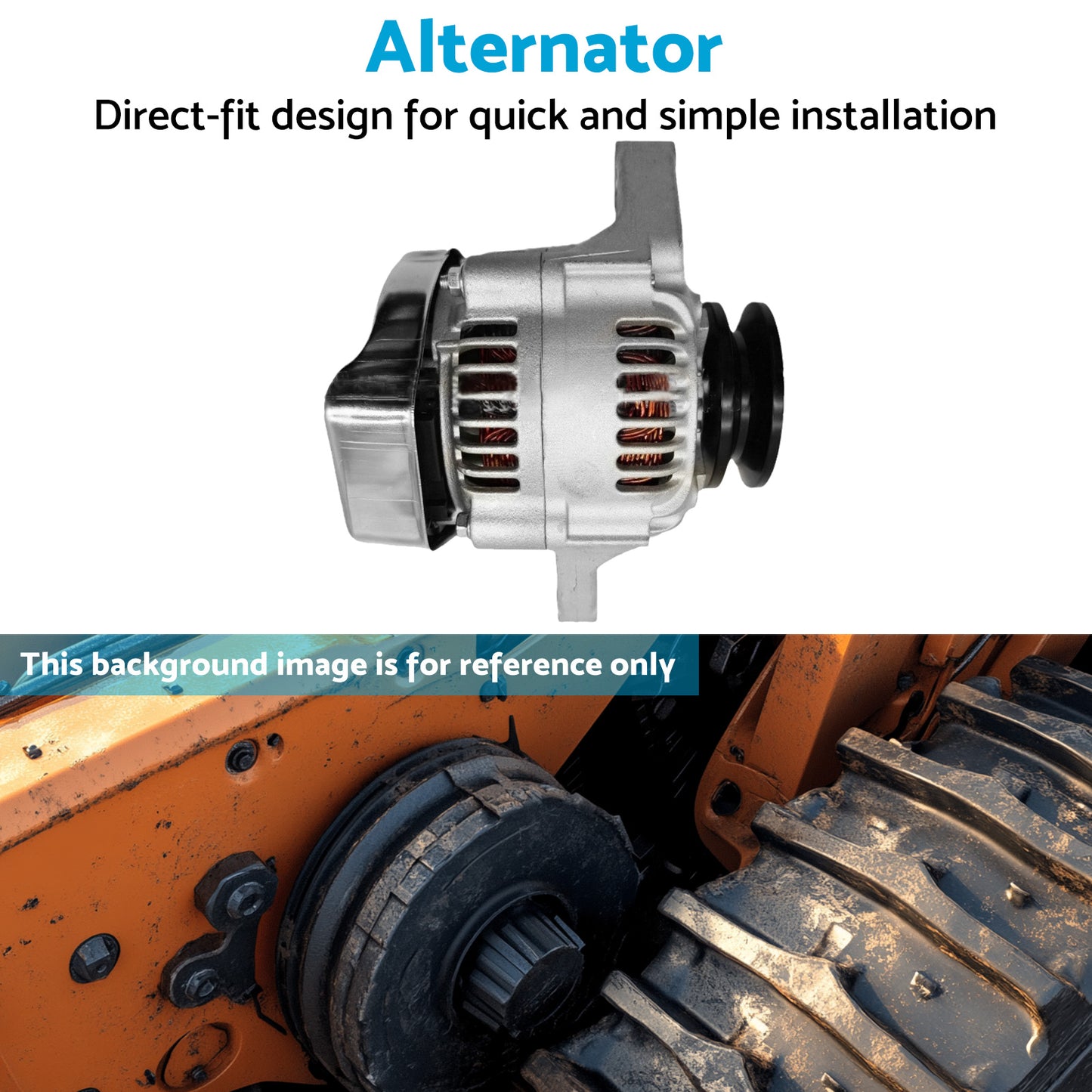 {{ Alternator Suitable For Kubota Many Models 12V & 40Amps 100211-1670 16231-24011 }} - Buy Car Parts Online at {{ Kaka Auto Parts }}.