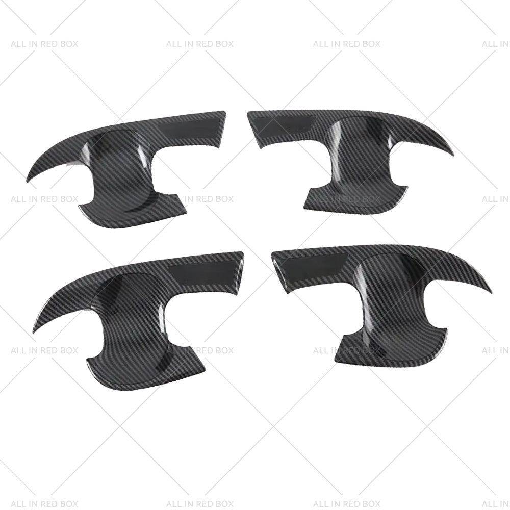 Carbon Fiber Door Handle Cover  and  Bowl Cup Surround Kit Suitable For Toyota Camry