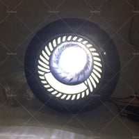 Motorcycle 6. 5inch LED Headlight Spiral Side Mount Bracket Suitable For Cafe Racer