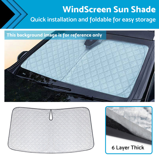 6 Layer Thick WindScreen Sun Shade Suitable For Toyota Camry 24 on UV Protection