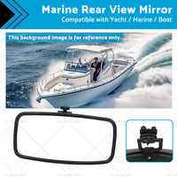 Retrofit Mount Bracket Ski Pontoon Rear View Mirror For Marine Boat Yacht