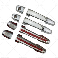 Chrome 4PCS Door Handle Covers Suitable for Mitsubishi Triton MN ML 2006 - 2014