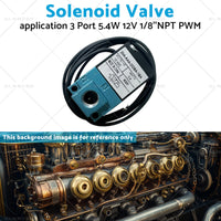 35A-AAA-DDBA-1BA Solenoid Valve application 3 Port 5. 4W 12V 1 or 8''NPT PWM