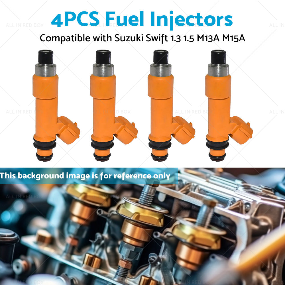 4PCS Fuel Injector 297500-0120 Suitable for Suzuki Swift 1. 3 1. 5 M13A M15A 05-16