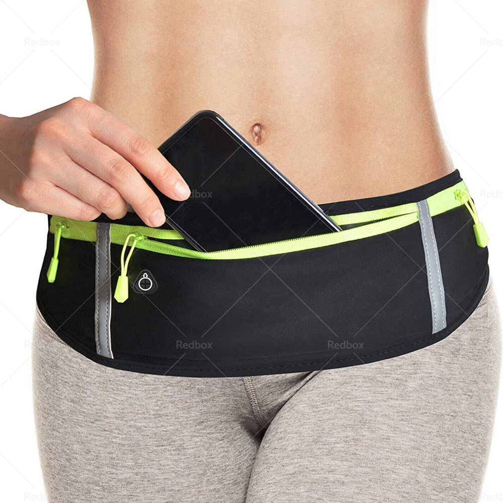 Waterproof Running Hiking Sport Bum Bag Travel Money Phone Belt Waist Zip Pouch