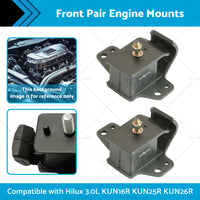 Front Pair Engine Mounts Suitable for Hilux 3. 0L KUN26R KUN16R KUN25R 05-16