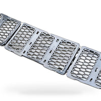 Front Grille Mesh Insert Cover Kit Suitable For Jeep Grand Cherokee 2014-2016