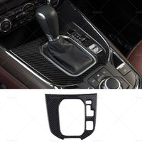 Carbon Fibre Centre Console Gear Shift Cover Frame Suitable for Mazda CX-9 16-22