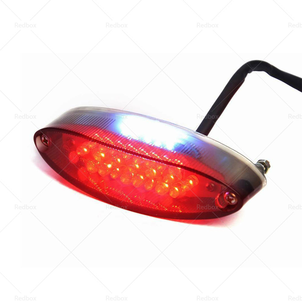 Universal Mororcycle 28 LED Brake Stop Tail Light License Number Plate Rear Lamp