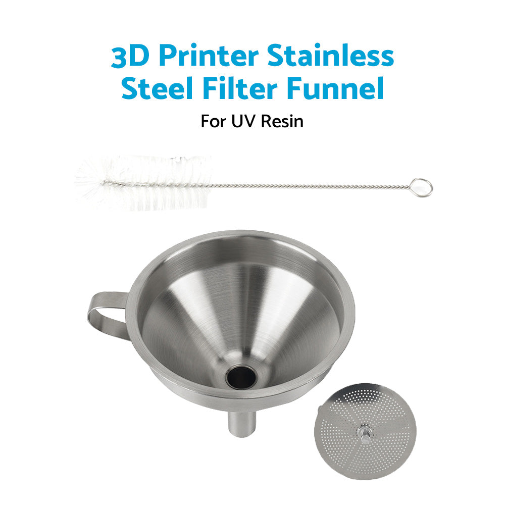 3D Printer Stainless Steel Filter Funnel Resin Filter Cup for UV Resin