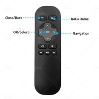 2PCS Remote Control Replacement Suitable for ROKU 1 2 3 4 Telstra TV 1 TV 2