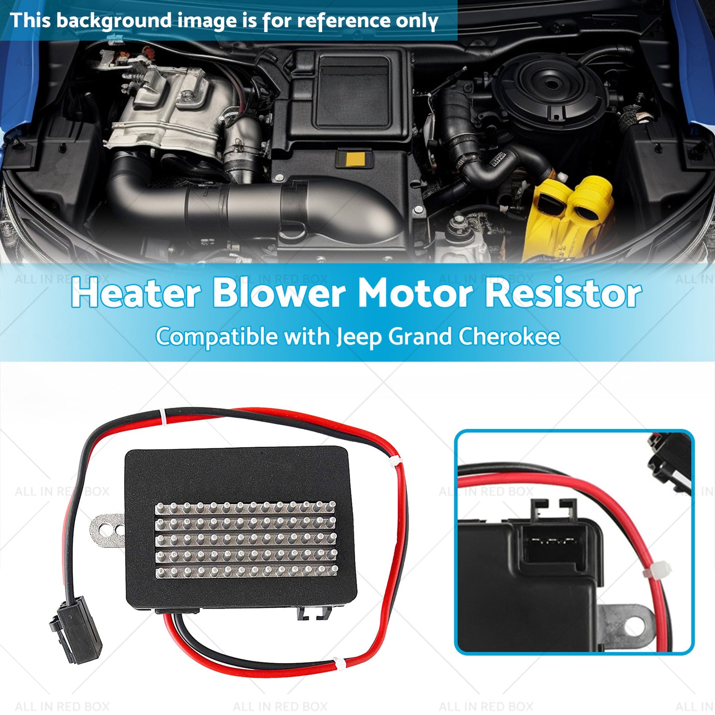 Heater Blower Motor Resistor Suitable for 5012699AA Jeep Grand Cherokee 99-04