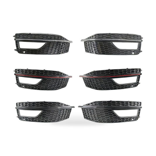 Fog Light Frame Grille Suitable for Audi A4 13-16 Left Chrome 8K0807681L - ZT2