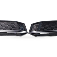 Fog Light Frame Lower Grille Suitable for Audi A4 A4L Sport 2016 2017 2018 Front - XQ1