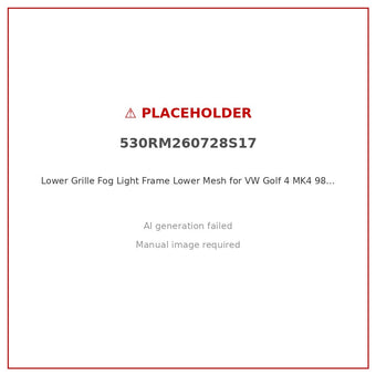 compare product Lower Grille Fog Light Frame Lower Mesh for VW Golf 4 MK4 98-04 Left 1J0853665