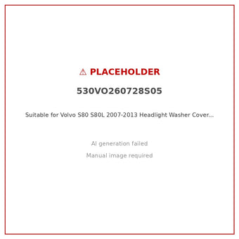 compare product Suitable for Volvo S80 S80L 2007-2013 Headlight Washer Cover Front Bumper Washer