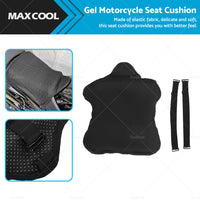 Motorcycle Comfort Gel Seat Cushion Universal Air Motorbike Pillow Pad Cover