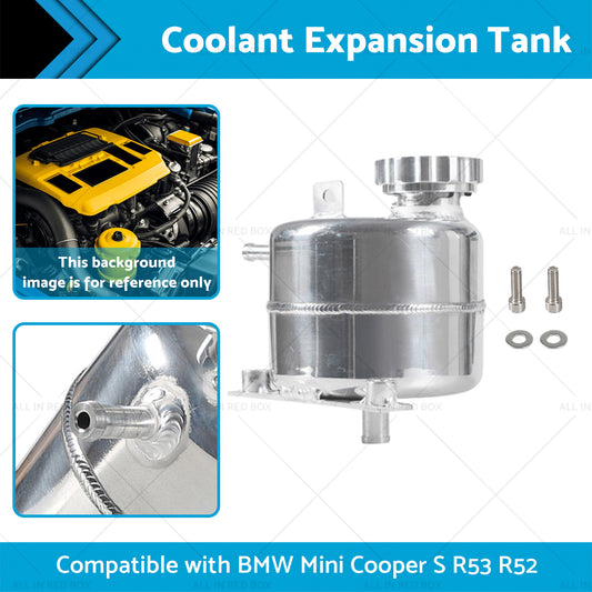 Coolant Expansion Tank Suitable For BMW Mini Cooper S R53 2002-2006 Silver