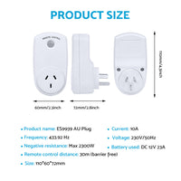 1/3/5 Pack Home Wireless Power Switch Mains Sockets & Remote Controllers AU Plug