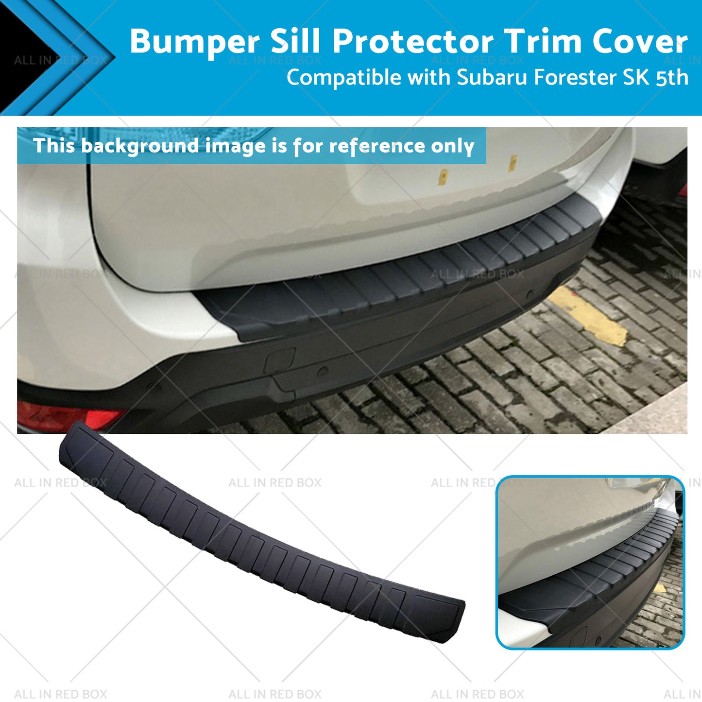 Bumper Sill Protector Trim Cover Suitable for 18-23 Subaru Forester SK 5th