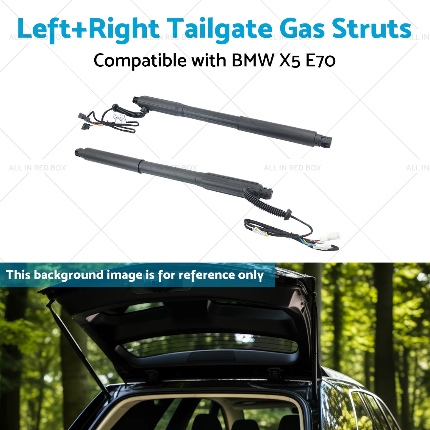 Piar LeftRight Tailgate Boot Gas Strut Suitable for BMW X5 E70 2006-2013