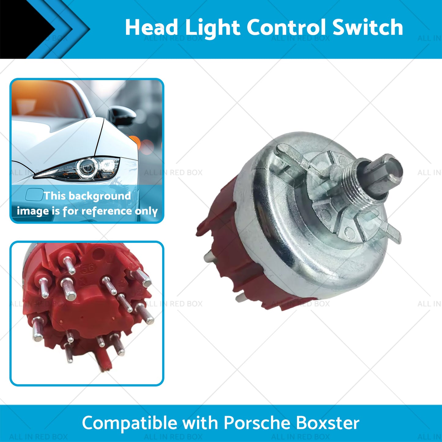 Head Light Control Switch Suitable for 97-04 Porsche Boxster Porsche 911 99-05