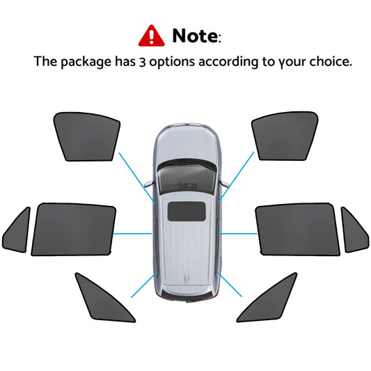 Car Window Sun Shades Magnetic Mesh Suitable for Mercedes-Benz GLC 2015-2022
