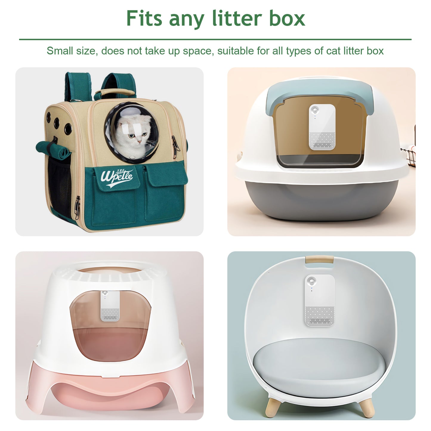 Pet Cat Litter Box Deodorizer Odor Eliminator Remover Dust-Free Bathroom