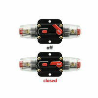 2 PCS AMP Circuit Breaker Dual Battery IP67 Waterproof 12V 24V Fuse Manual Reset