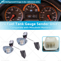 2x Fuel Tank Gauge Sender Units Suitable for Mitsubishi Montero Pajero V75 00-15