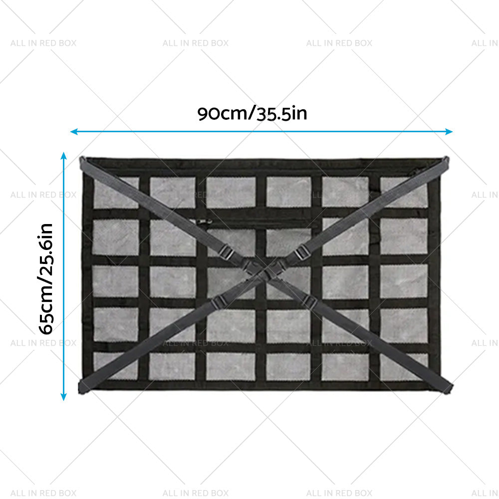 Universal Car Ceiling Storage Net Car Roof Cargo Net Mesh Storage Bag Campervan