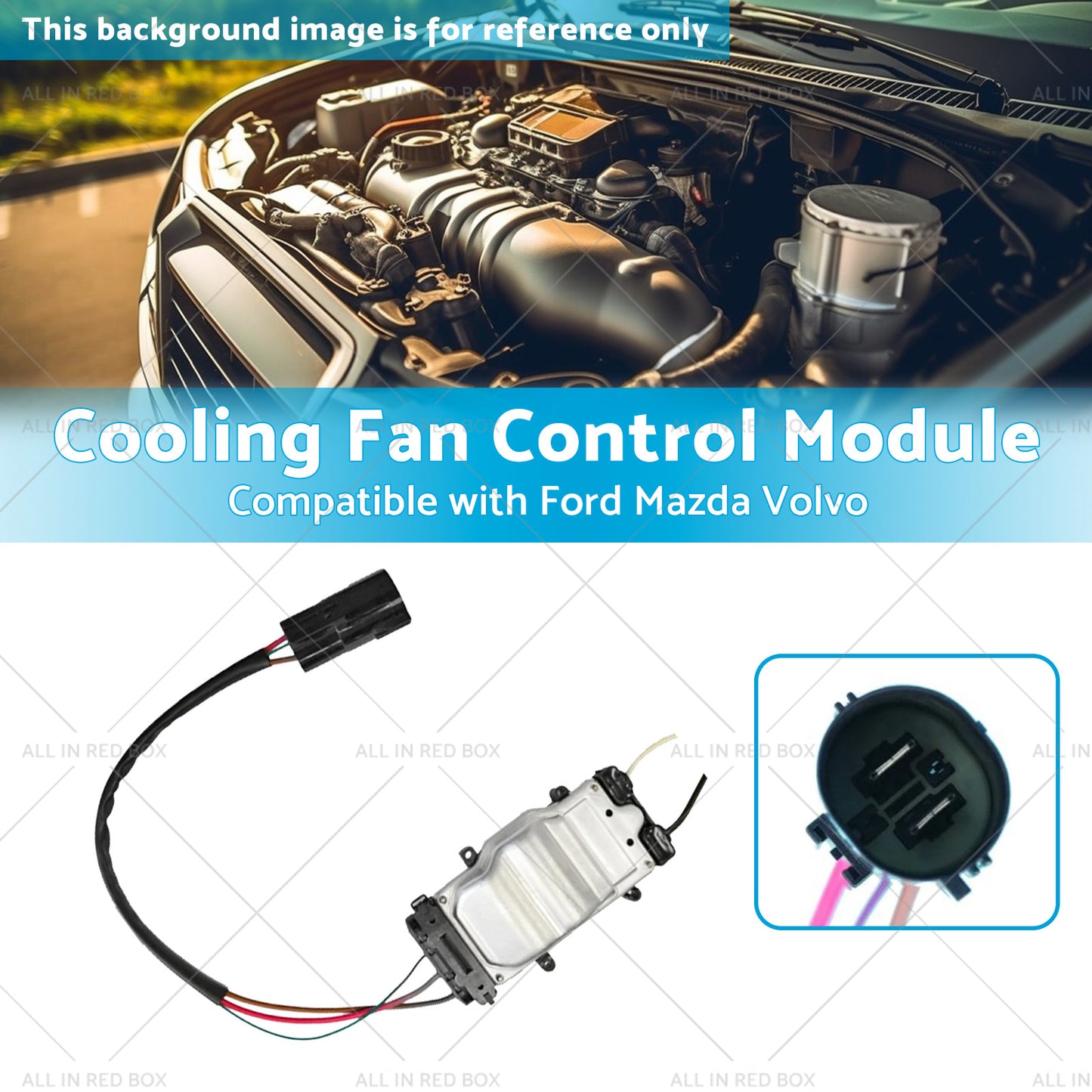 1137328365 1137328148 Cooling Fan Control Module Suitable for Ford Mazda Volvo