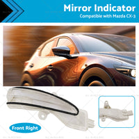 Right Side Mirror Light Indicator Blinker Suitable for Mazda CX3 CX-3 2015-2022