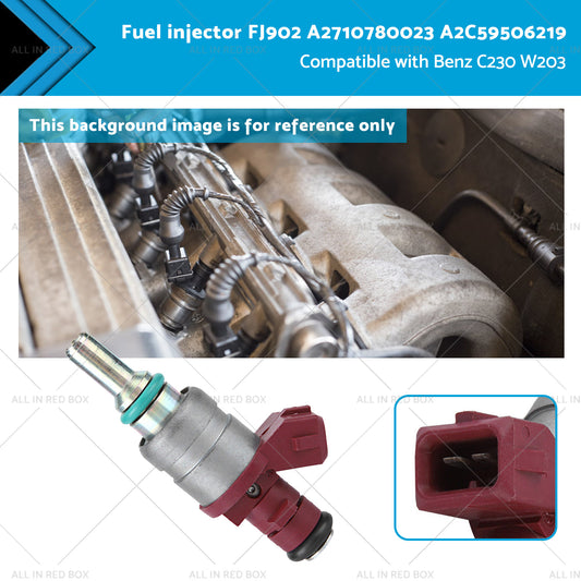 Fuel injector FJ902 A2710780023 A2C59506219 suitable for Benz C230 W203