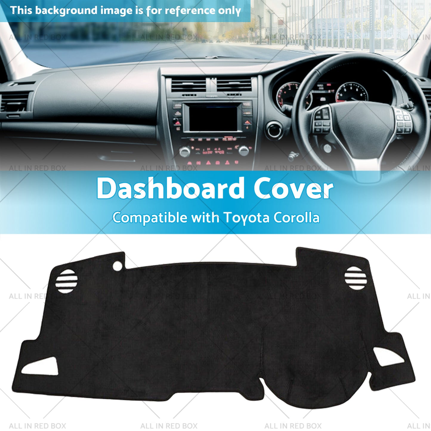 Dash Mat Suitablefor Toyota Corolla Cross Without HUD Dashboard Cover Pad Carpet