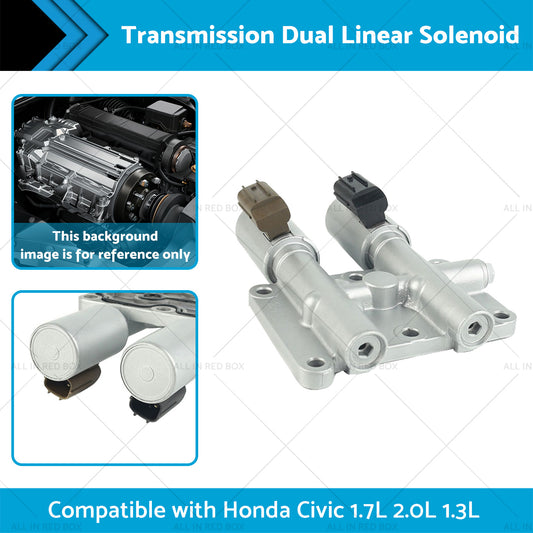 Transmission Dual Linear Solenoid Suitable for Honda Civic 1.7L 2.0L 1.3L 01-05