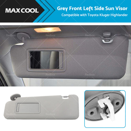 Grey Front Left Side Sun Visor Suitable For Toyota Kluger 2008-2013