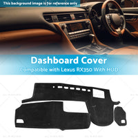 Non-Slip Dash Mat Suitable For Lexus RX RX350 2016-2020 With HUD Dashboard Cover