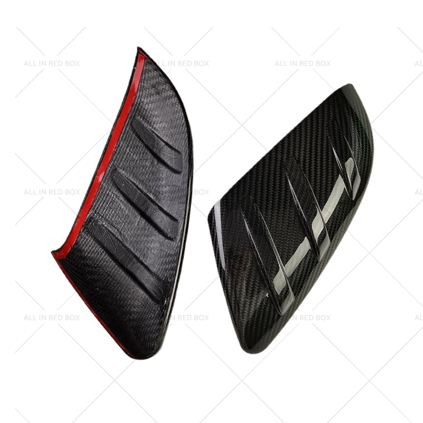 2x Carbon Fiber Side Mirror Cover Caps Suitable for 16-21 Honda Civic