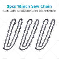 3X 16 inch  Chain Fit for Milwaukee M18 FUEL 18V 405mm Chainsaw Kit M18FCHS-121B