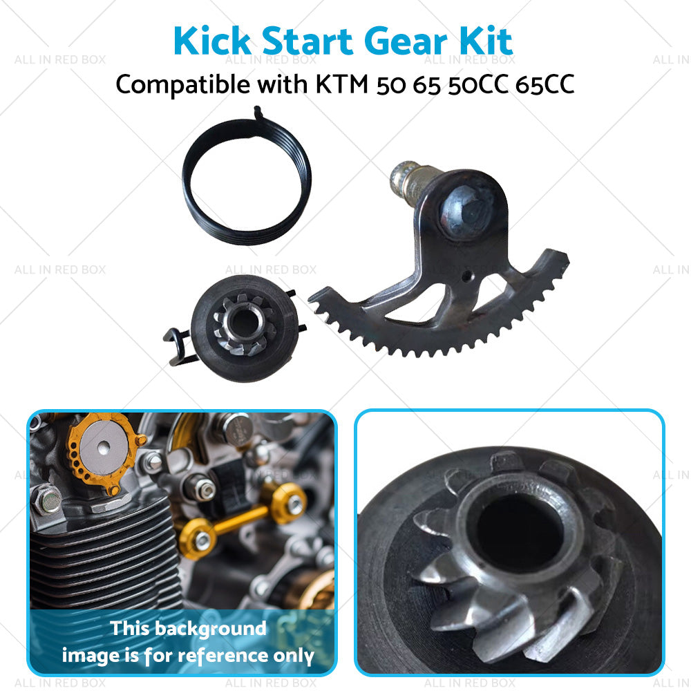 For KTM 50cc 50SX Junior Senior Kickstart Kick Start Shaft Sleeve Gear Spring