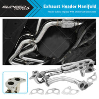 Turbo Exhaust Header Up-Pipe Suitable for Subaru Impreza WRX STI EJ20 EJ25 2. 0 2. 5 02-06