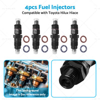 4x Diesel Fuel Injector Suitable For Toyota Hilux LN167R 3. 0 5LE 23600-54210