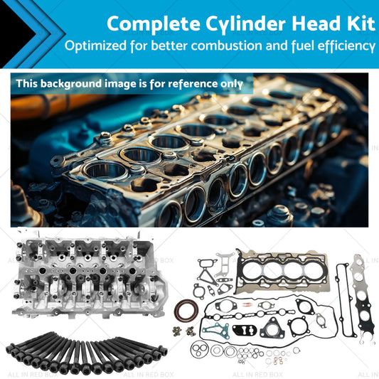 Complete Cylinder Head Kit w/ Gaskets Bolts Suitable For Mitsubishi Triton 4N15