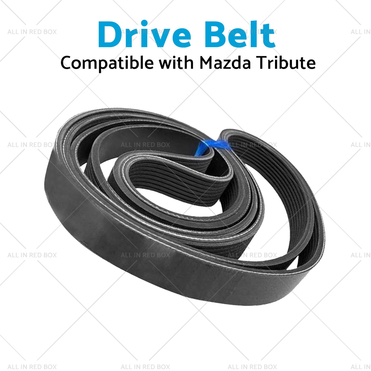 V-Ribbed Serpentine Drive Belt 6PK2185 Suitablefor Mazda Tribute Lexus Ford Benz