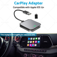 Gray Bluetooth USB Wireless Receiver Suitable for Apple CarPlay Adapter