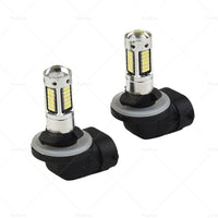 2x 881 H27 Extremely Bright 30W 6000K White LED Car SUV Fog Light Bulb DRL Lamp