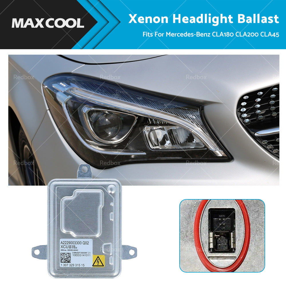 Xenon HID Headlight Control Ballast Module For Mercedes CLA GLA A2229003300 Q02